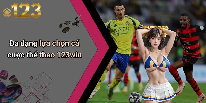 Đa dạng lựa chọn cá cược thể thao 123win